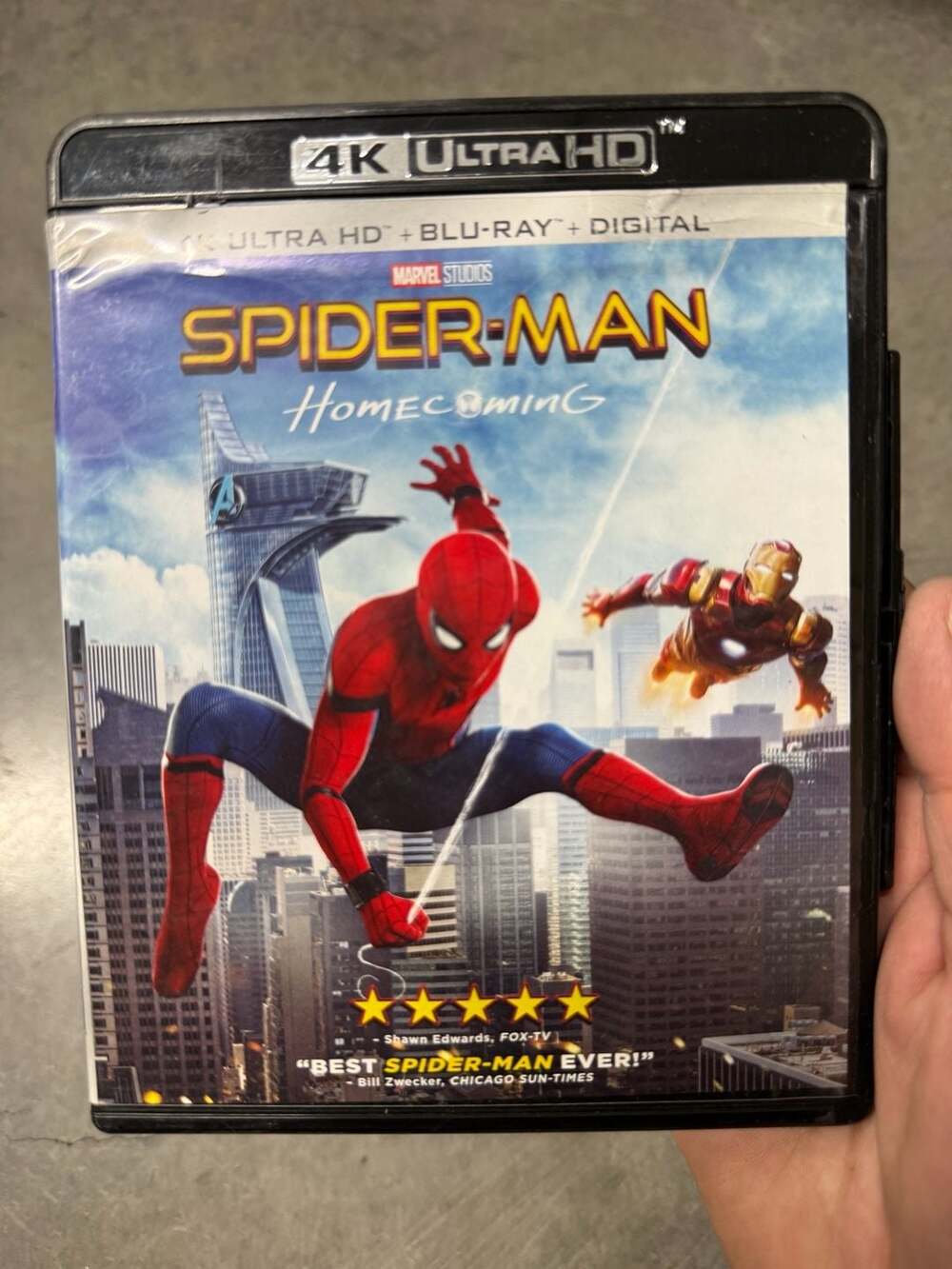 Spider-Man: Homecoming 4K Ultra HD + Blu-ray + Digital (2017)